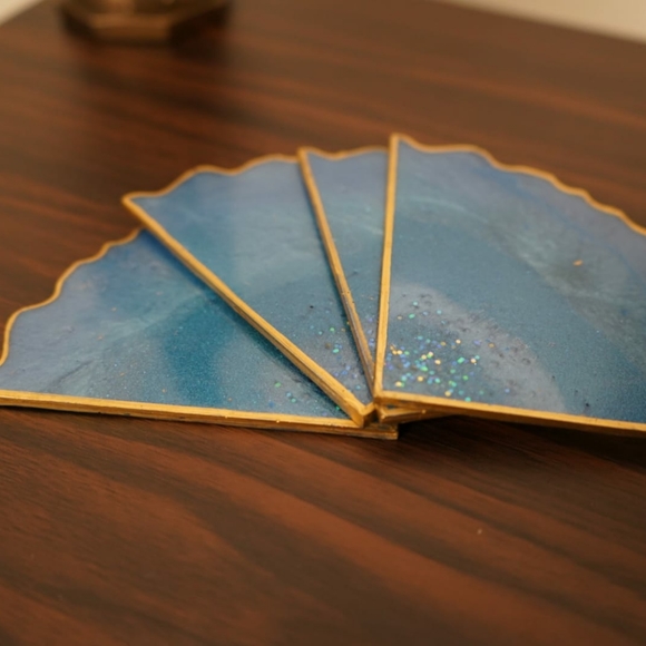 Resin Coasters - Set of 4 - Picture 2 of 6